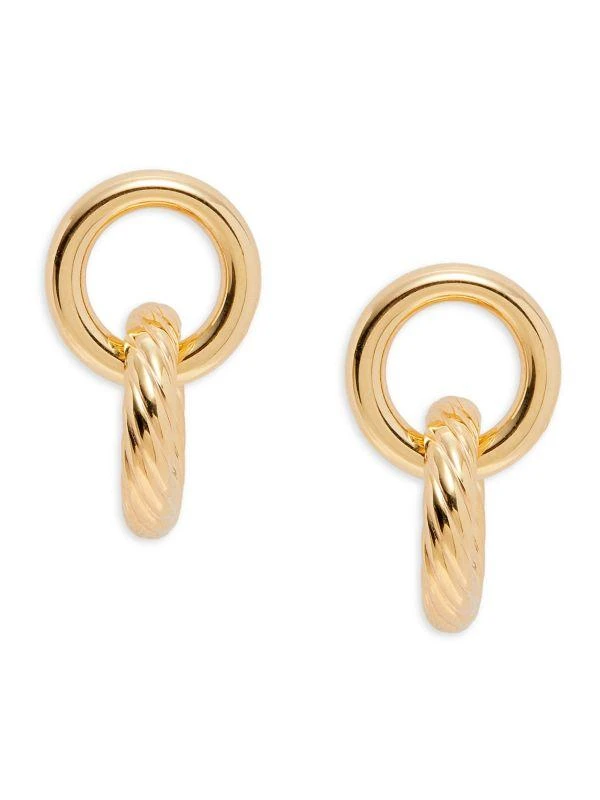 Saks Fifth Avenue 14K Yellow Gold Drop Earrings 1