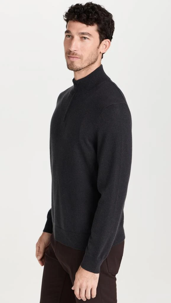 Theory Hilles Cashmere Quarter Zip Sweater 3