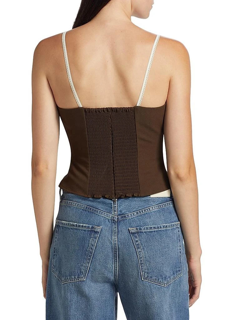 Reformation Melanie Layered Crop Top 5