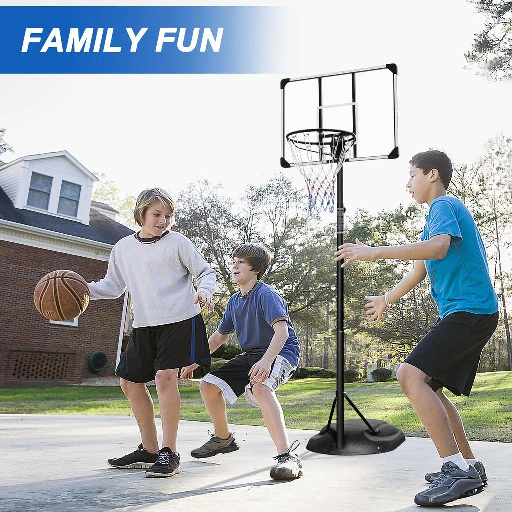 Streamdale Furniture Streamdale Grow-with-Kids Adjustable Basketball Hoop for Indoor and Outdoor Play 6