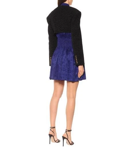 Balmain Cropped leopard-print jacket 3