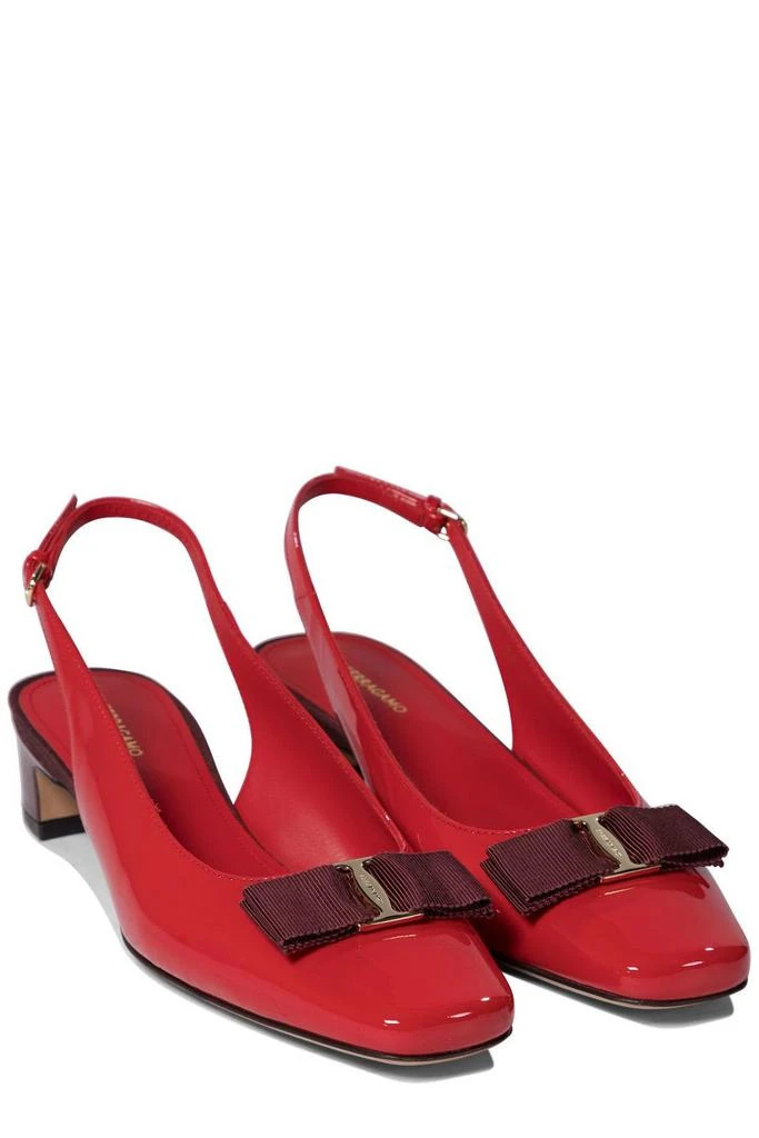 Salvatore Ferragamo Ferragamo Iconic Bow Slingback Pumps 3