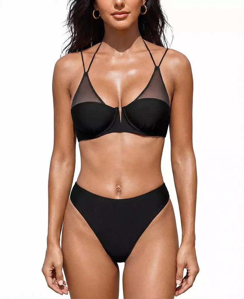 Cupshe Women
s Sea 
Be Seen Bikini Set