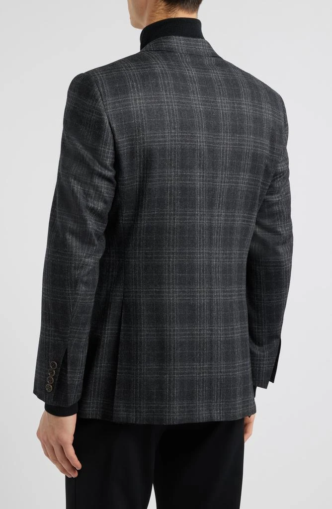 Canali Siena Regular Fit Plaid Wool Sport Coat 2