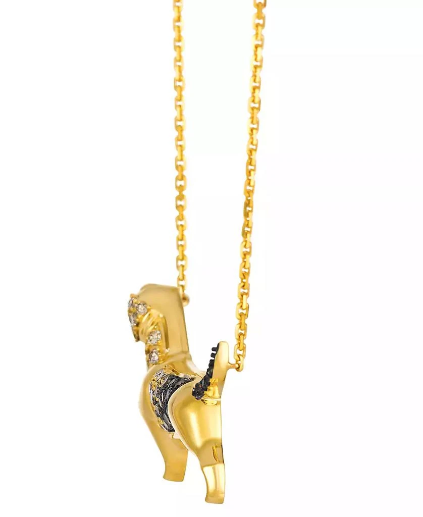 Le Vian Chocolate Ombre Diamond Dachshund Necklace (0.61 ct. t.w.) in 14k Honey Gold 3
