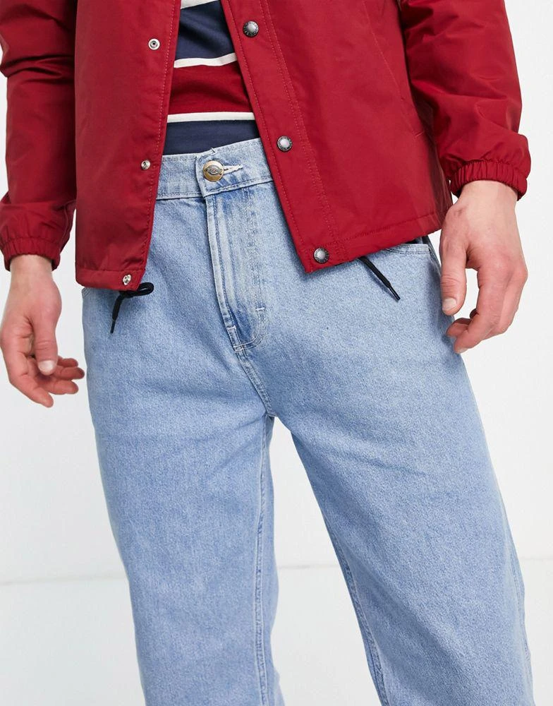 DICKIES Dickies houston regular fit denim jeans in light blue 3