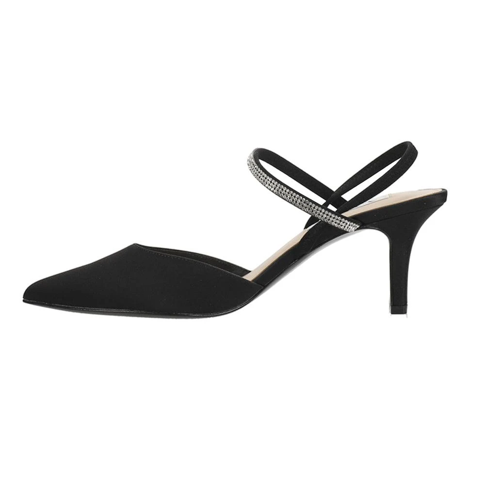 Nina Billie Rhinestone Pointed Toe Slingback Wedding Pumps 3