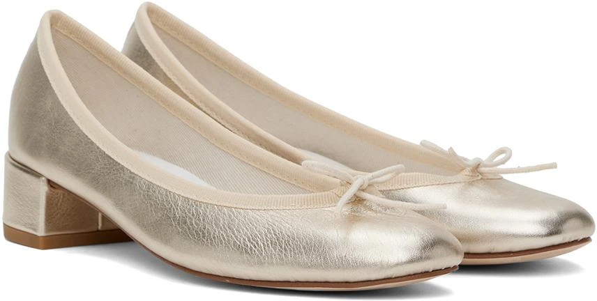 Repetto Gold Camille Heels 4