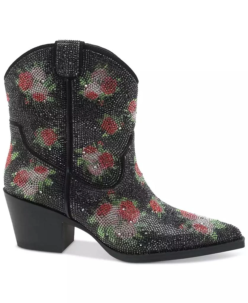 Wild Pair Lacey Floral Bling Booties, Created for Macy's 2