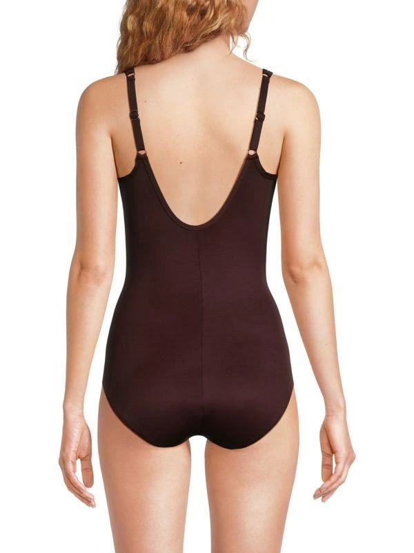 Miraclesuit ​Ruched Mesh-Panel One-Piece Swimsuit 3