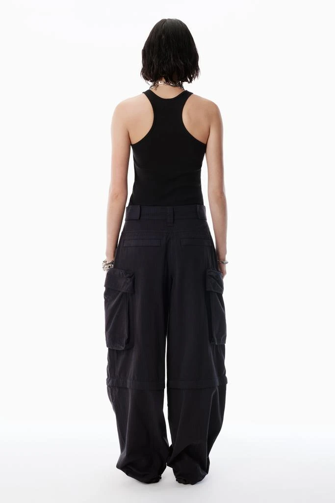 Alexander Wang Black Oversized Cargo Pants 4