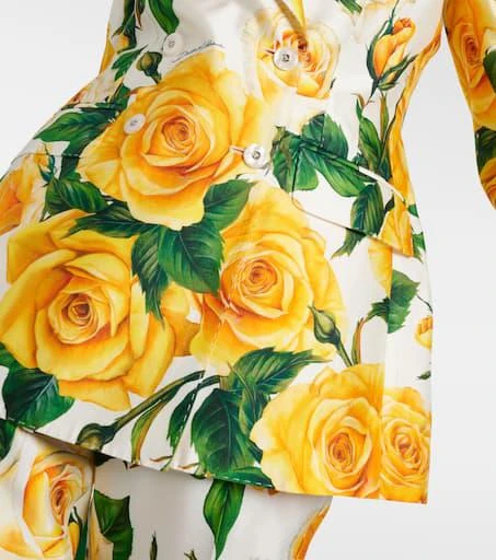 Dolce 
Gabbana Turlington floral silk-blend jacket 5