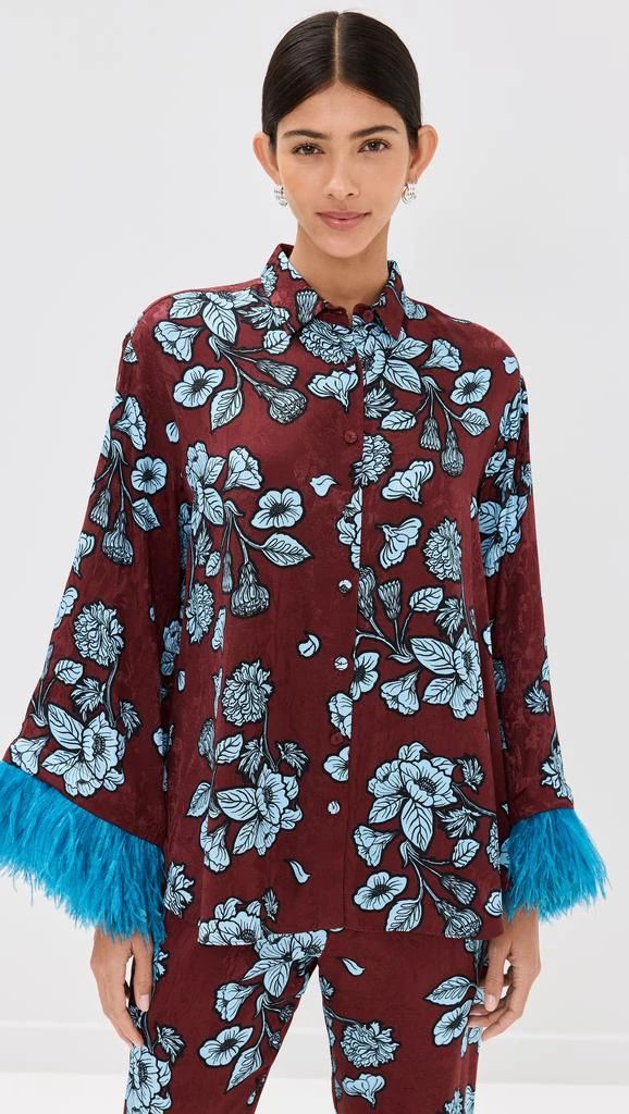 Borgo de Nor Nesse Top With Feathers 6