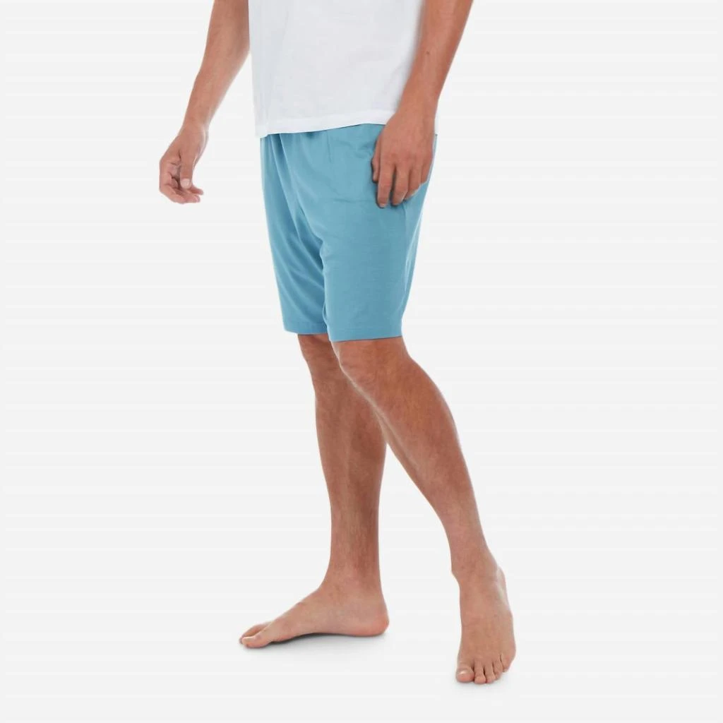 Derek Rose Men Basel Micro Modal Stretch Lounge Short In Blue 2