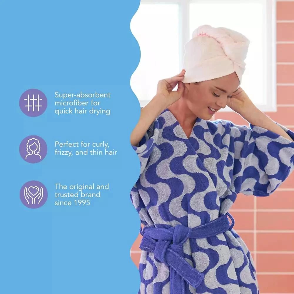 Turbie Twist Microfiber Turbie Twist 2 Pack (Sheepskin, Pinecone) 6