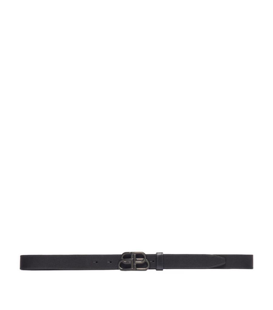 Balenciaga Leather BB Belt