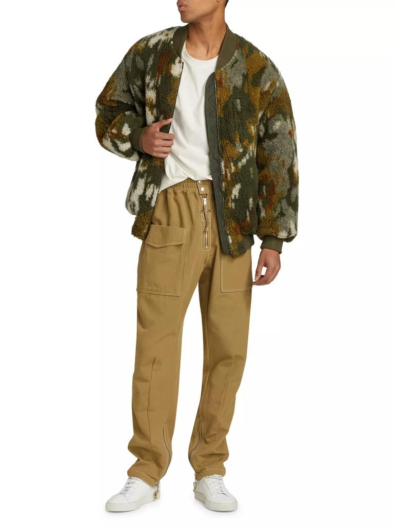 Isabel Marant Ougos Jacquard Wool-Blend Bomber Jacket 2
