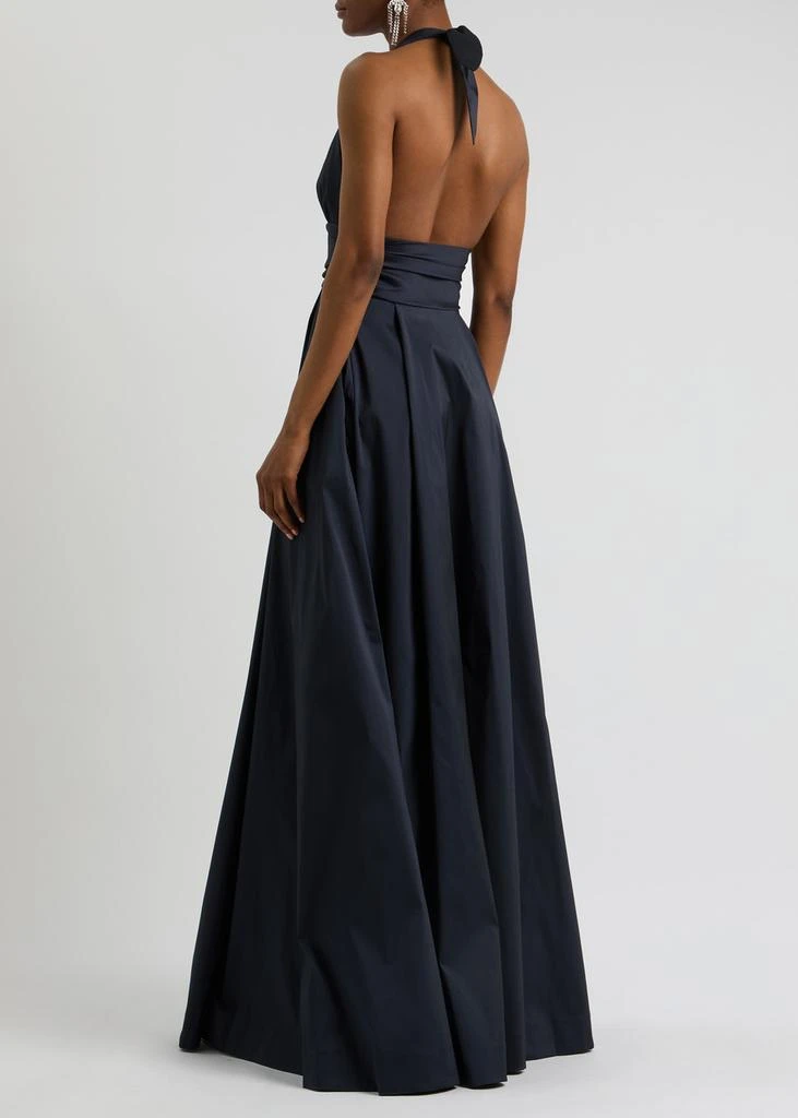 Bernadette Monroe halterneck taffeta gown 3