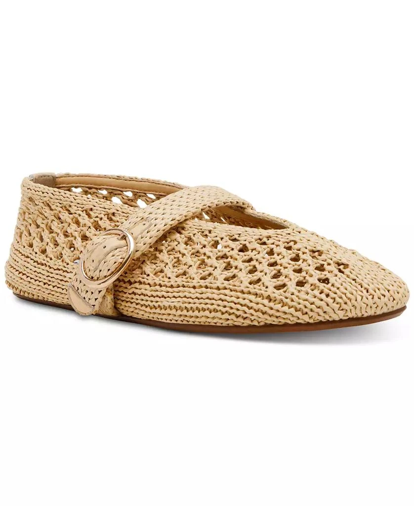 Steve Madden Women's Alara Raffia Mary Jane Flats 1