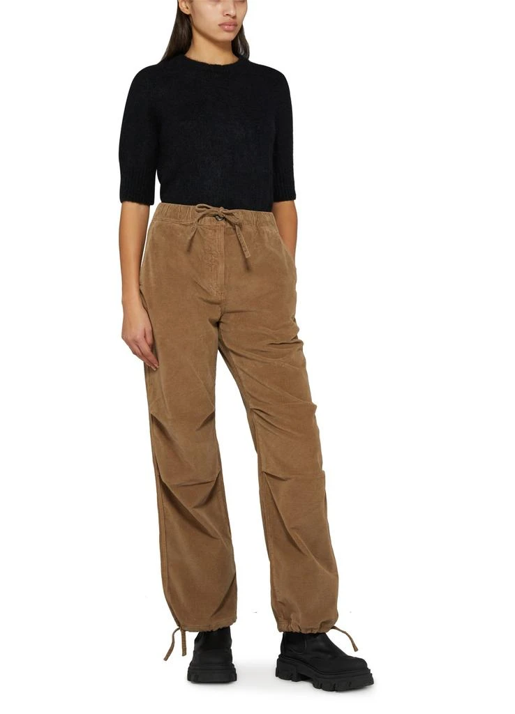 Ganni Straight-leg pants with drawstring 2