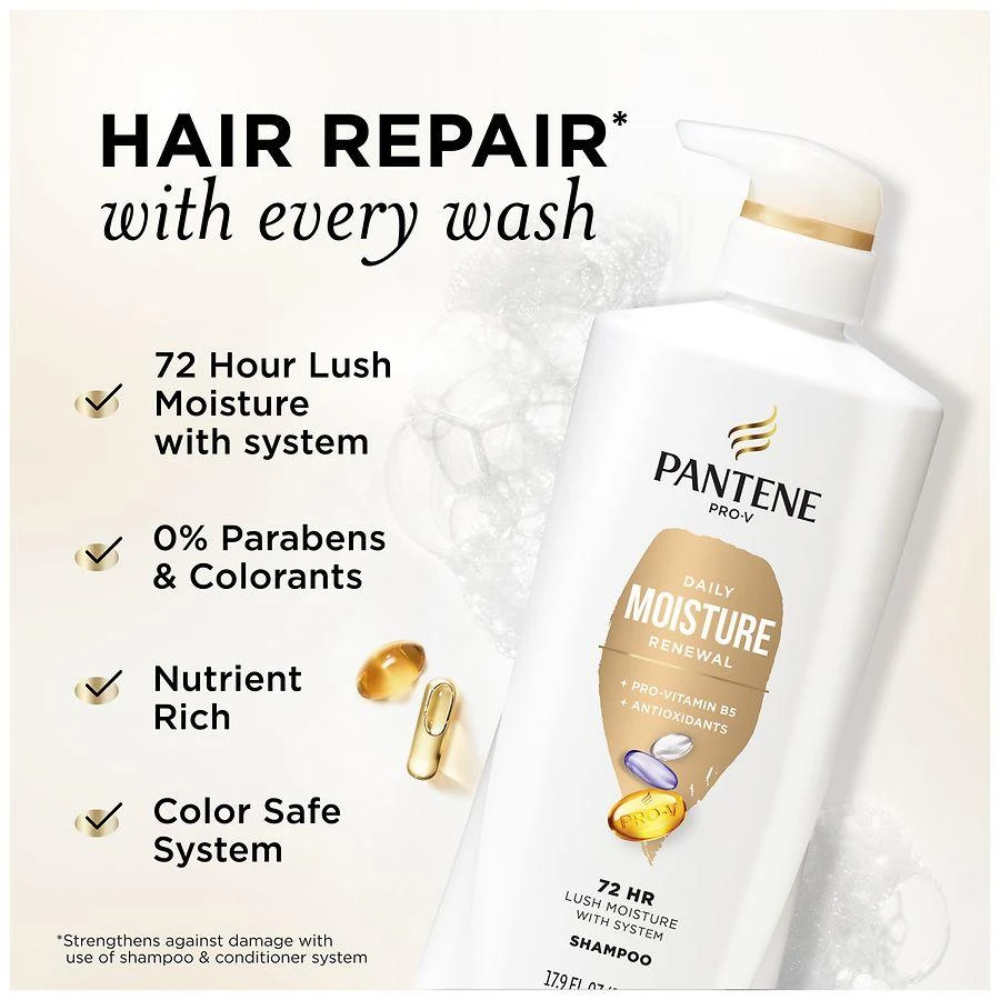 Pantene Daily Moisture Renewal 72 Hour Lush Moisture Shampoo No scent 2