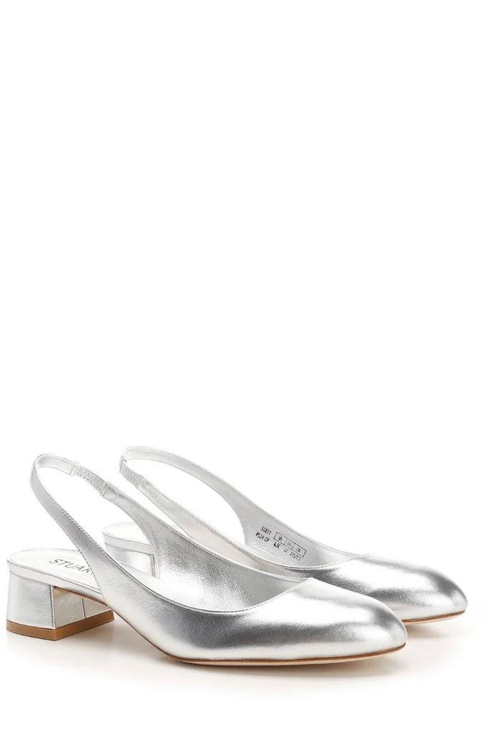 Stuart Weitzman Stuart Weitzman Round Toe Slingback Pumps 2