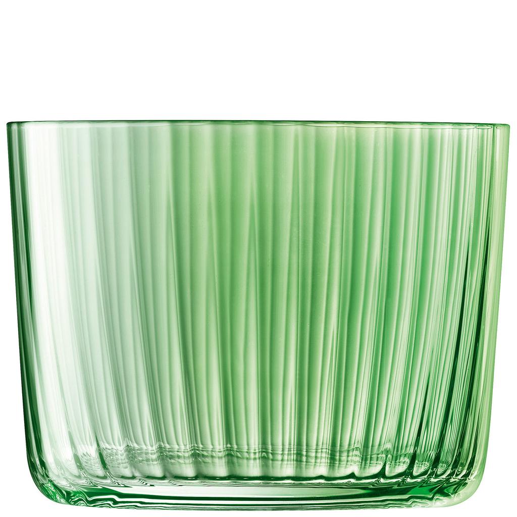 LSA International Gems tealight holder h6cm assorted jade x 4