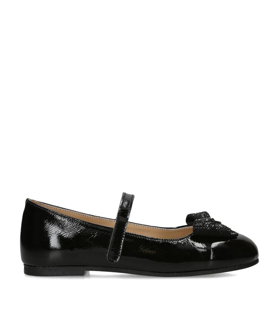 Babywalker Crystal Bow Ballet Flats