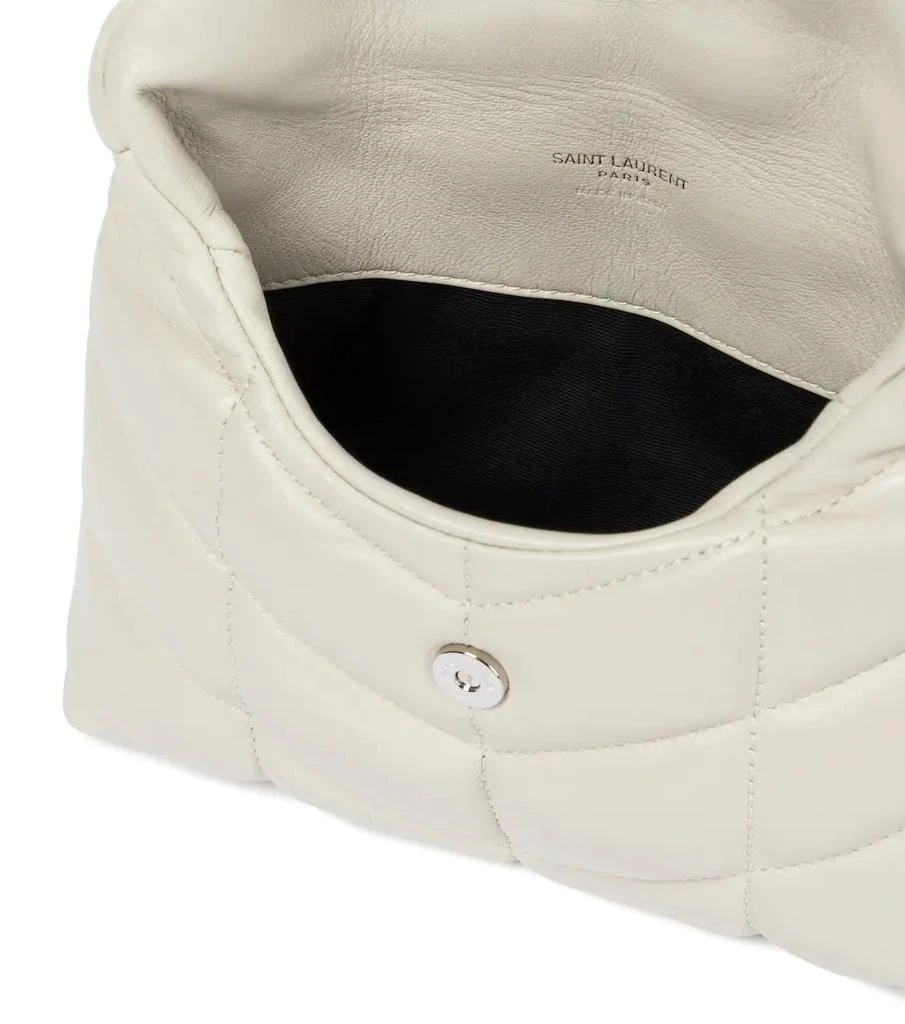 Yves Saint Laurent Loulou Puffer leather clutch 3