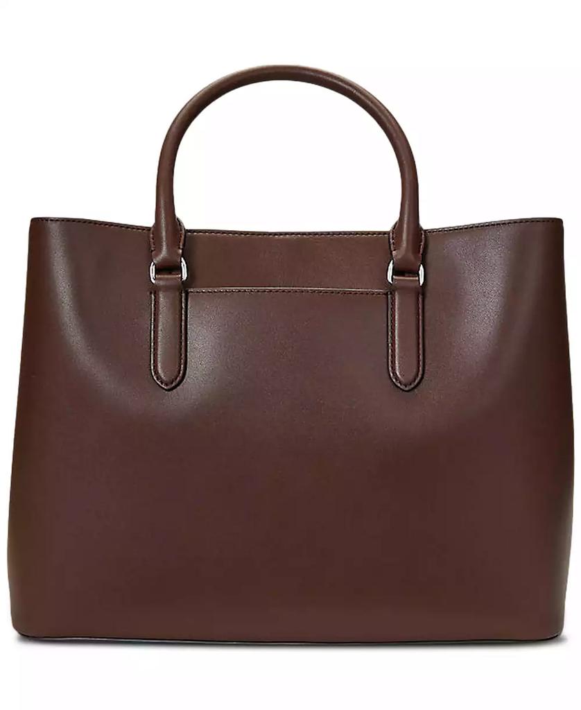 Lauren Ralph Lauren Women's Full-Grain Smooth Leather Large Marcy Satchel -  Women's Bags - Free Shipping - BeyondStyle