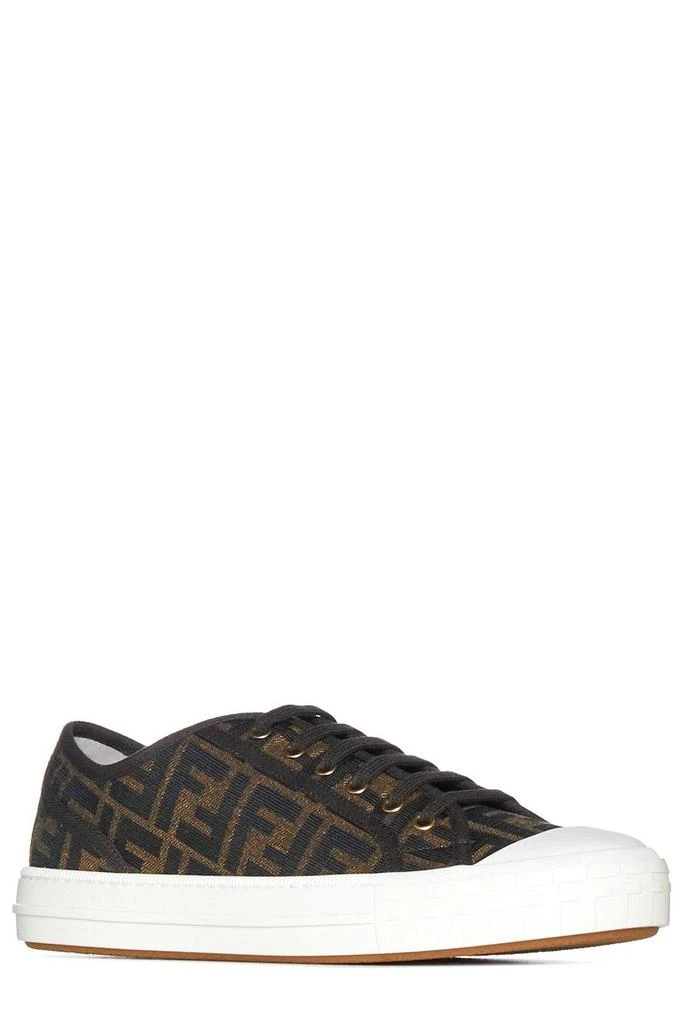 Fendi Fendi Logo Jacquard Lace-Up Sneakers 2