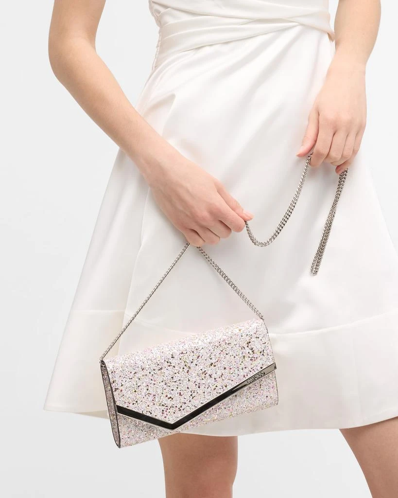 Jimmy Choo Emmie Flap Sequin Clutch Bag 4