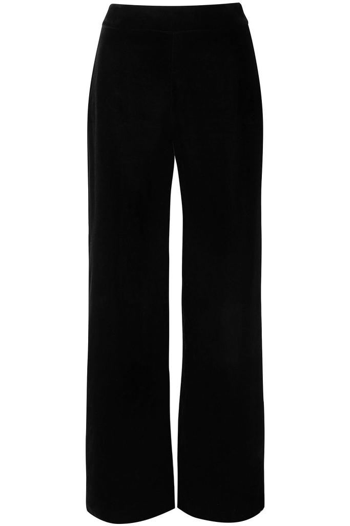 Brandon Maxwell Velvet wide-leg pants