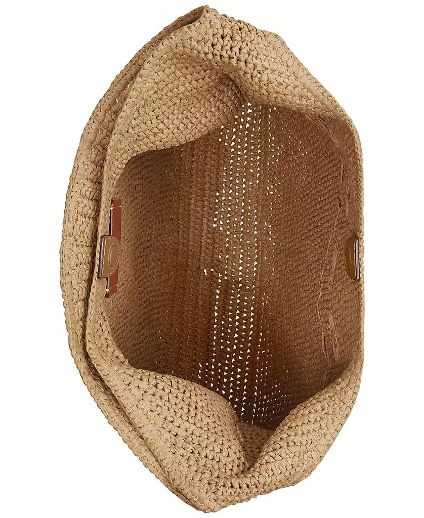 Coach Brooklyn Large Straw Shoulder Bag 39 5