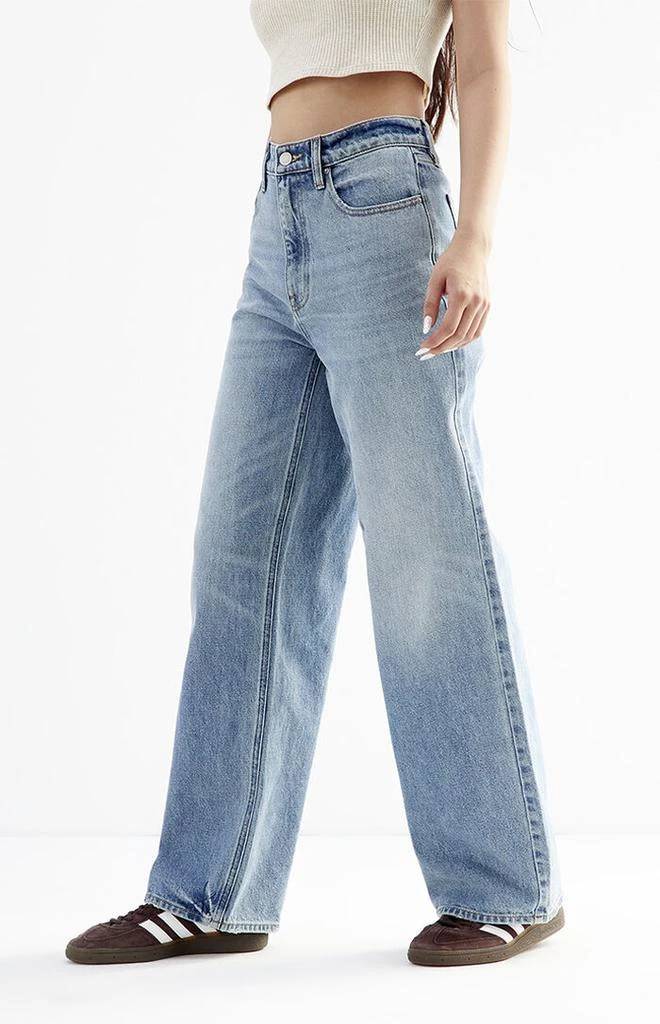 PacSun Cali Medium Indigo Baggy Boyfriend Jeans 4