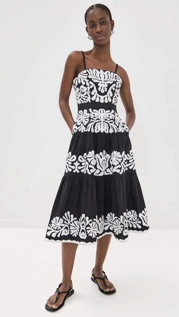 Sea Agathe Appliqué Tank Dress 6