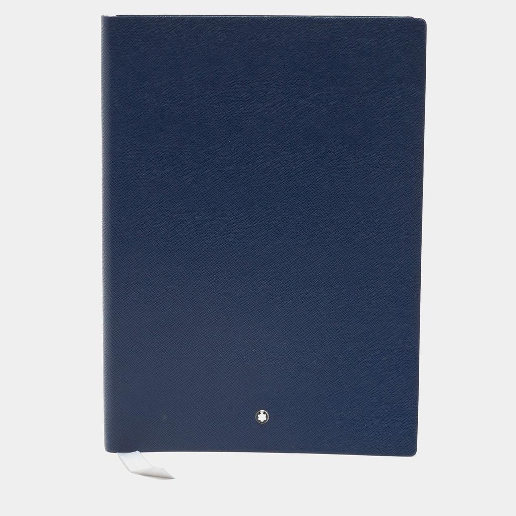 Montblanc Montblanc Navy Blue Leather Fine Stationery Notebook