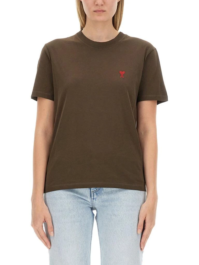 AMI AMI Paris Ami de Coeur Crewneck Short-Sleeved T-Shirt 1