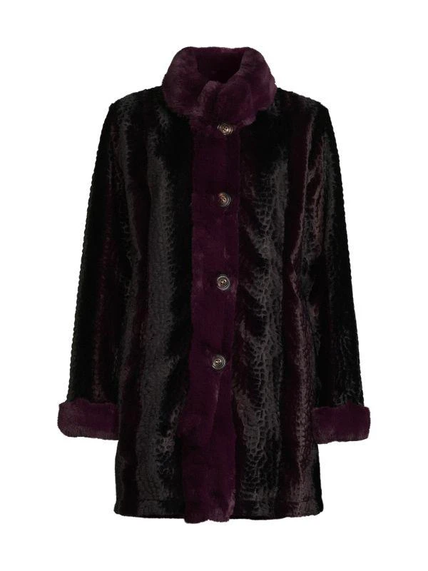 BELLE FARE Faux Fur Reversible Coat 3