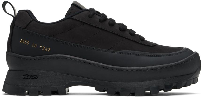 Common Projects Navy Four Hole Sneakers - Casual Shoes