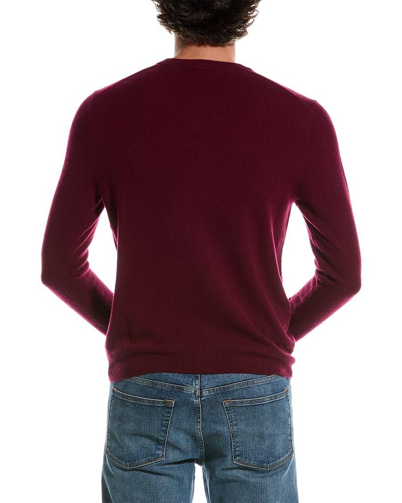 Qi Cashmere Solid Cashmere V-Neck Sweater