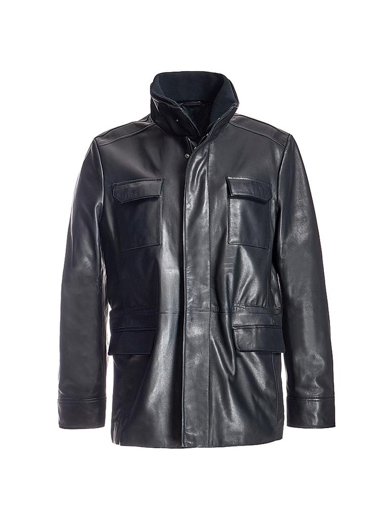 Men's Leather Bomber Jacket – On Sale Now with Up to 32% Off