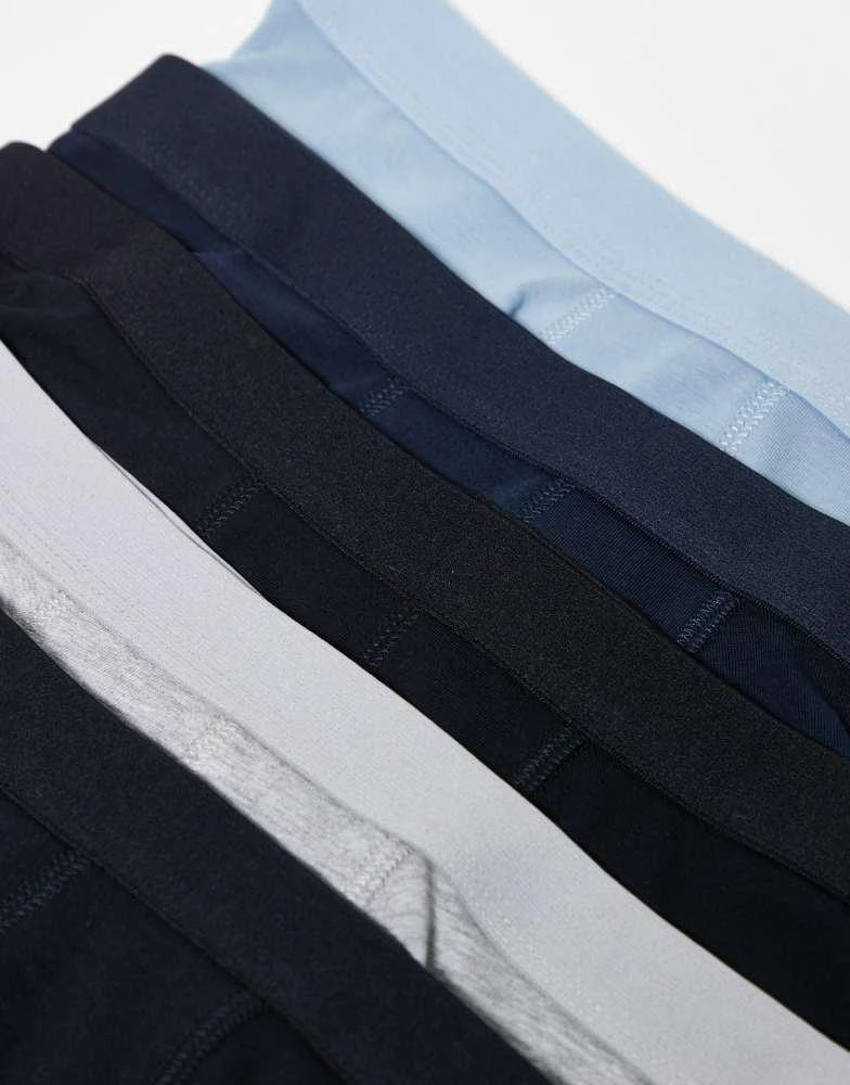 ASOS ASOS DESIGN 5 pack jersey trunk in multi 2