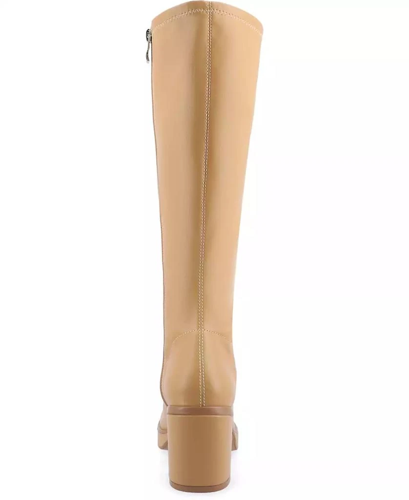 Journee Collection Women's Alondra Wide Width Platform Knee High Boots 3