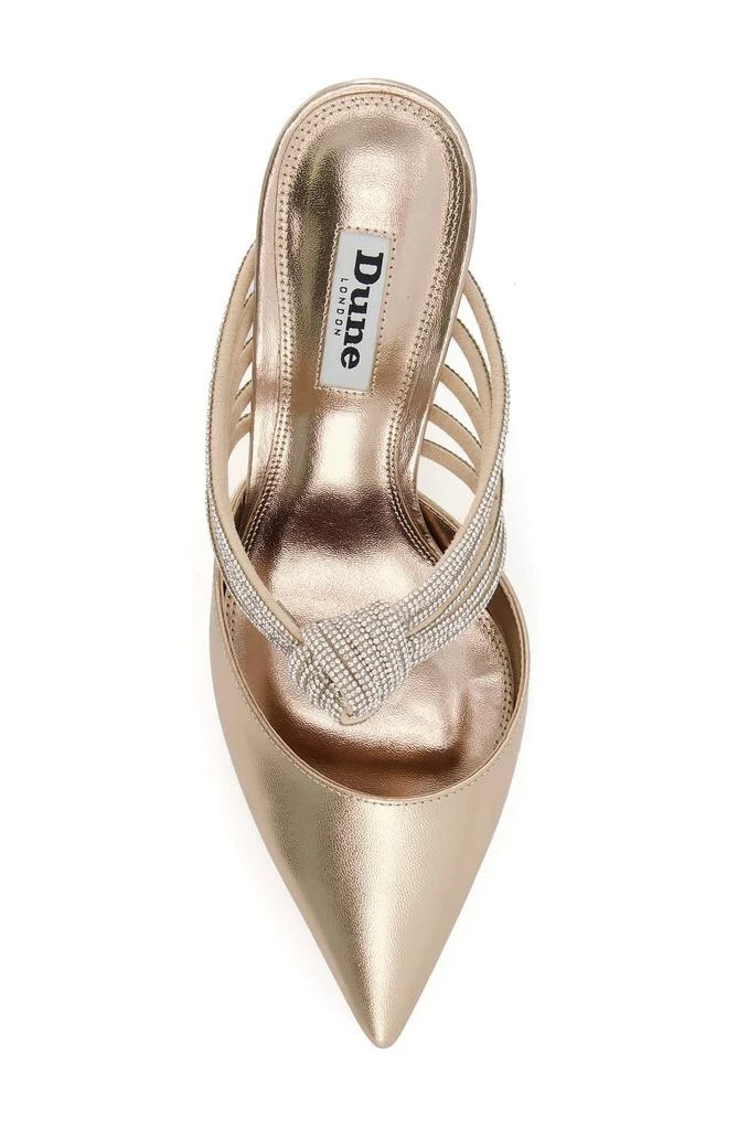 DUNE London Croatias Embellished Pointed Toe Mule 5