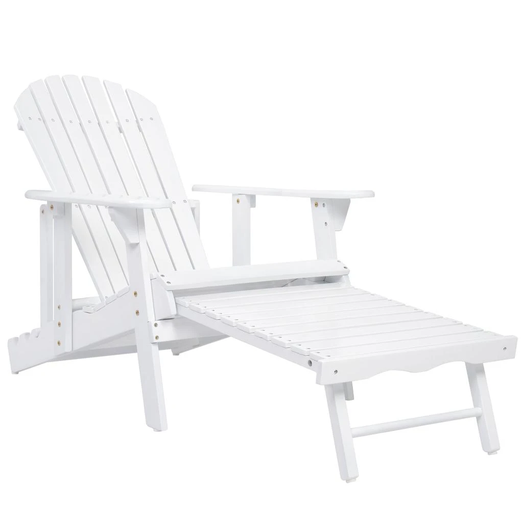 Streamdale Furniture Streamdale Acacia Wood Folding Adirondack Chair - Rustic Design 6