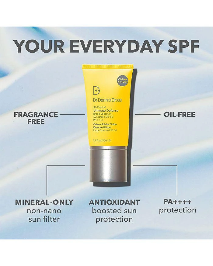 Dr. Dennis Gross All-Physical Ultimate Defense Broad Spectrum Sunscreen SPF 50 1.7 oz. 3