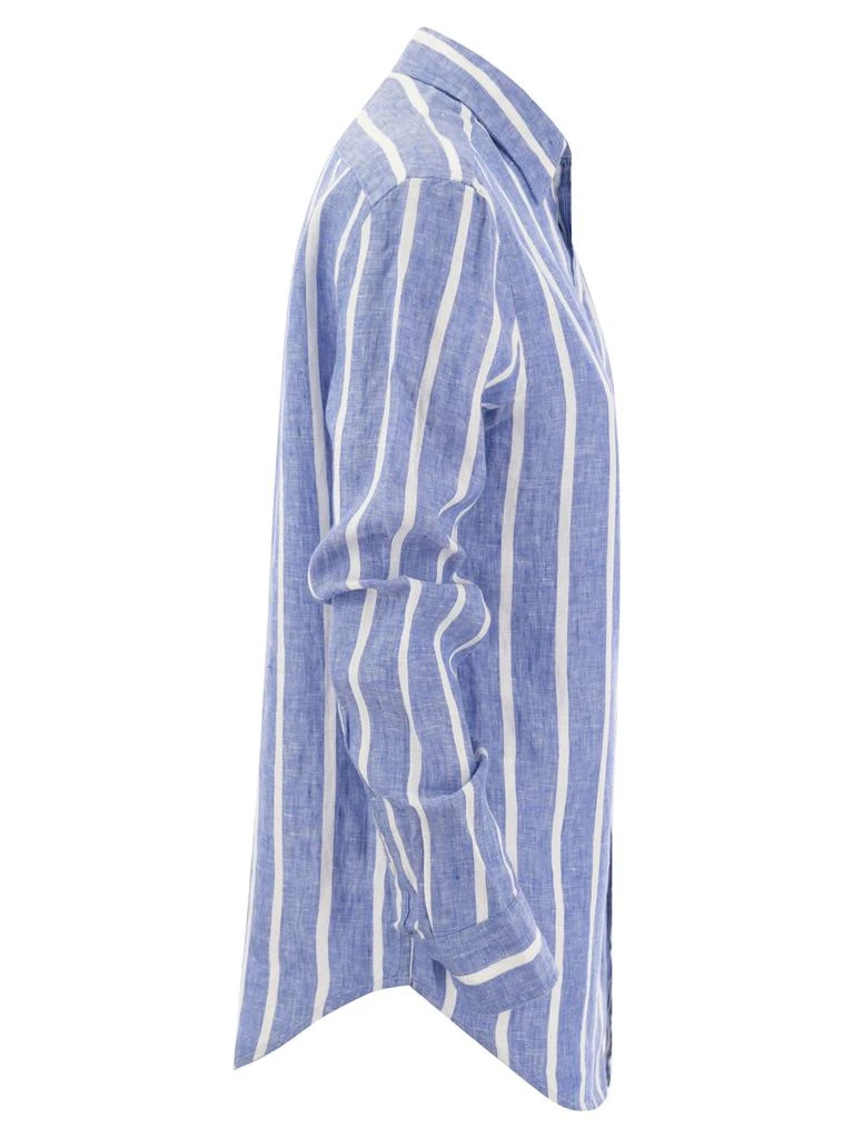 Ralph Lauren Relaxed-fit Linen Striped Shirt 3