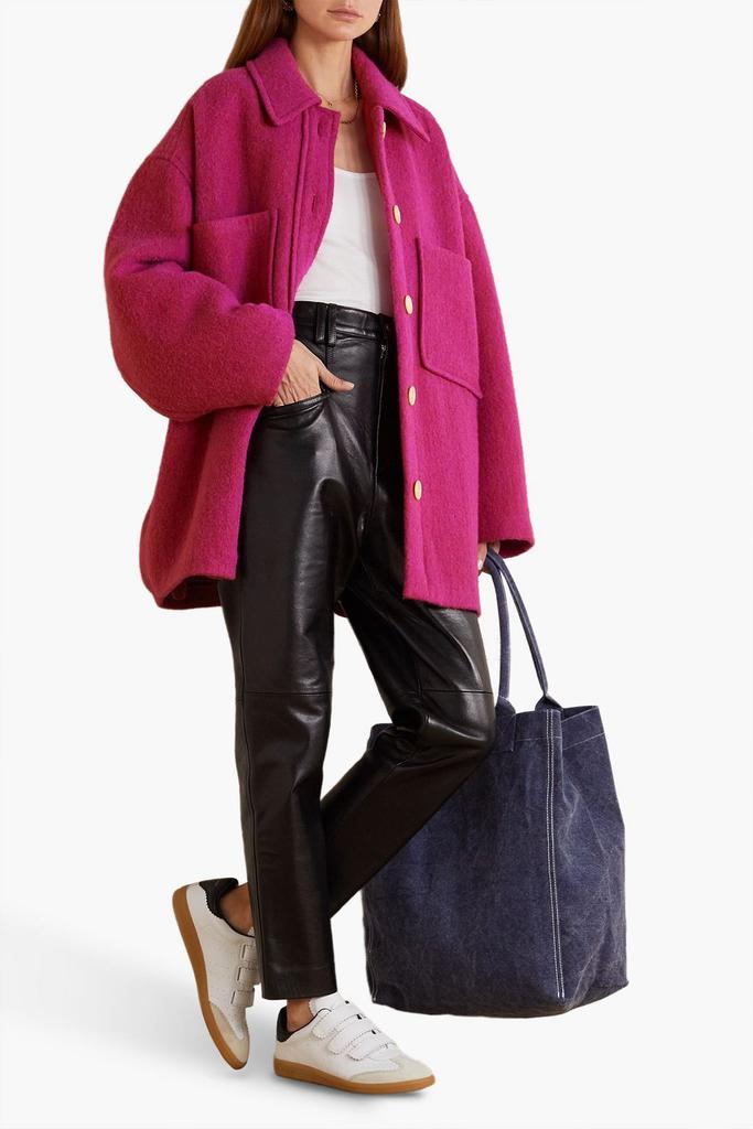 Isabel Marant Delinda oversized wool-blend felt jacket