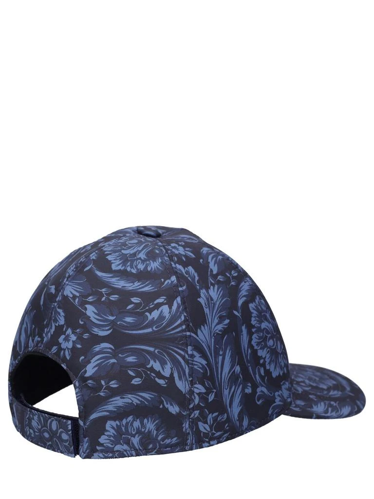 Versace Baroque Print Nylon Baseball Hat 3